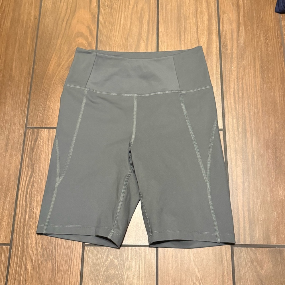 girlfriend collective Gray Bike Shorts